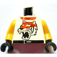 Lego tělo, bílá (973pb0051c01)